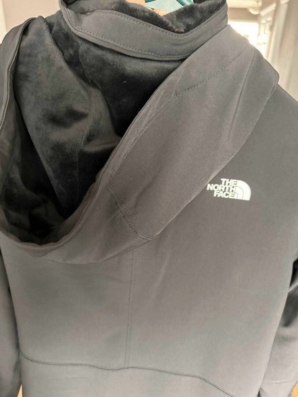 The North Face Black Hooded Jacket with Tag - Picture 5 of 5